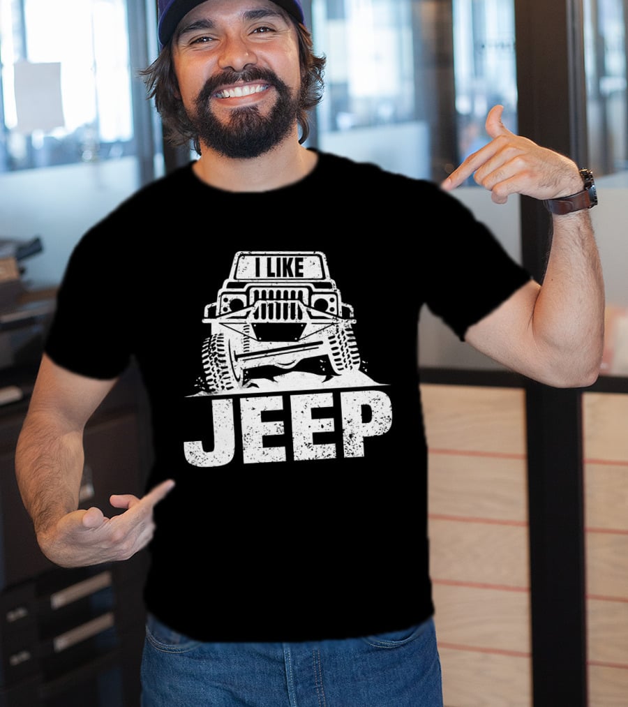 I Like JEEP Rugged Adventure 4x4 Offroad T-Shirt