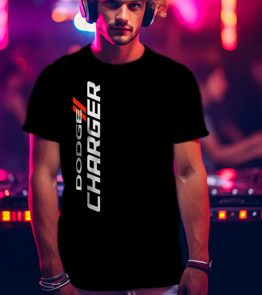 Dodge Charger Vertical Performance Stripe T-Shirt
