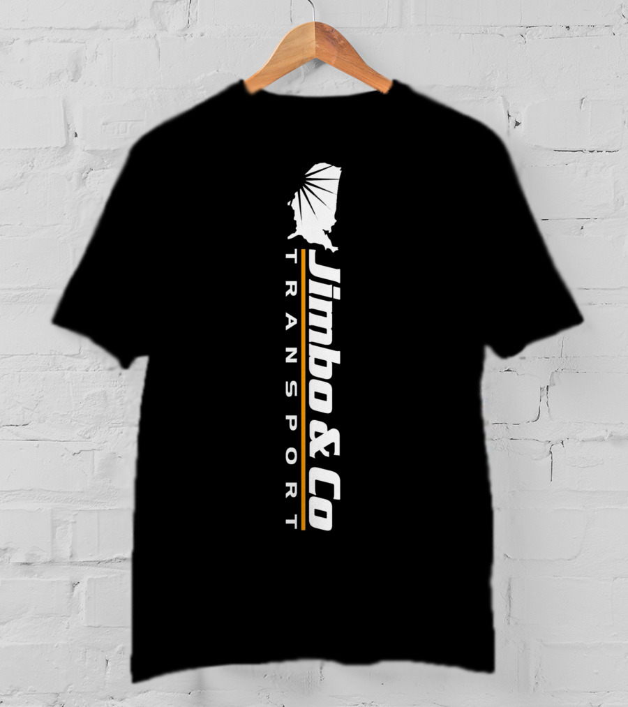 Jimbo And Co Transport Vertical Logo With Stylized T-Shirt