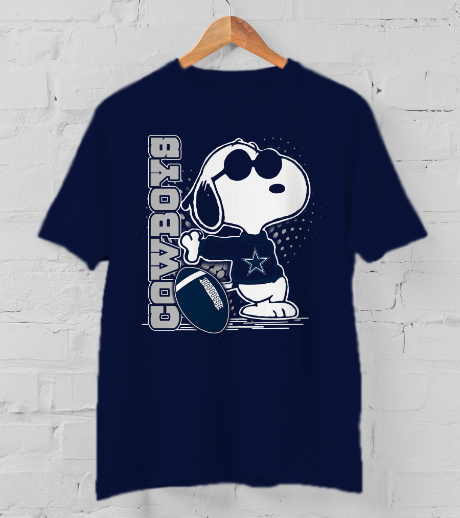Cowboys Snoopy Football Star T-Shirt