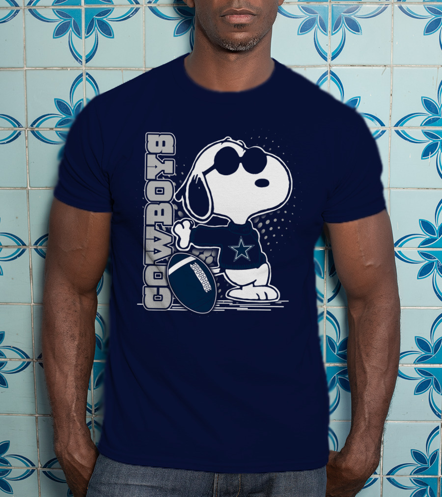 Cowboys Snoopy Football Star T-Shirt