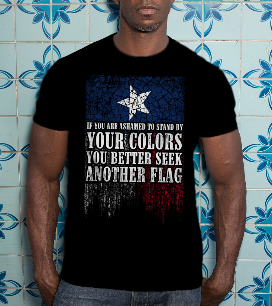 If You Are Ashamed To Stand By Your Colors You Better Seek Another Flag T-Shirt