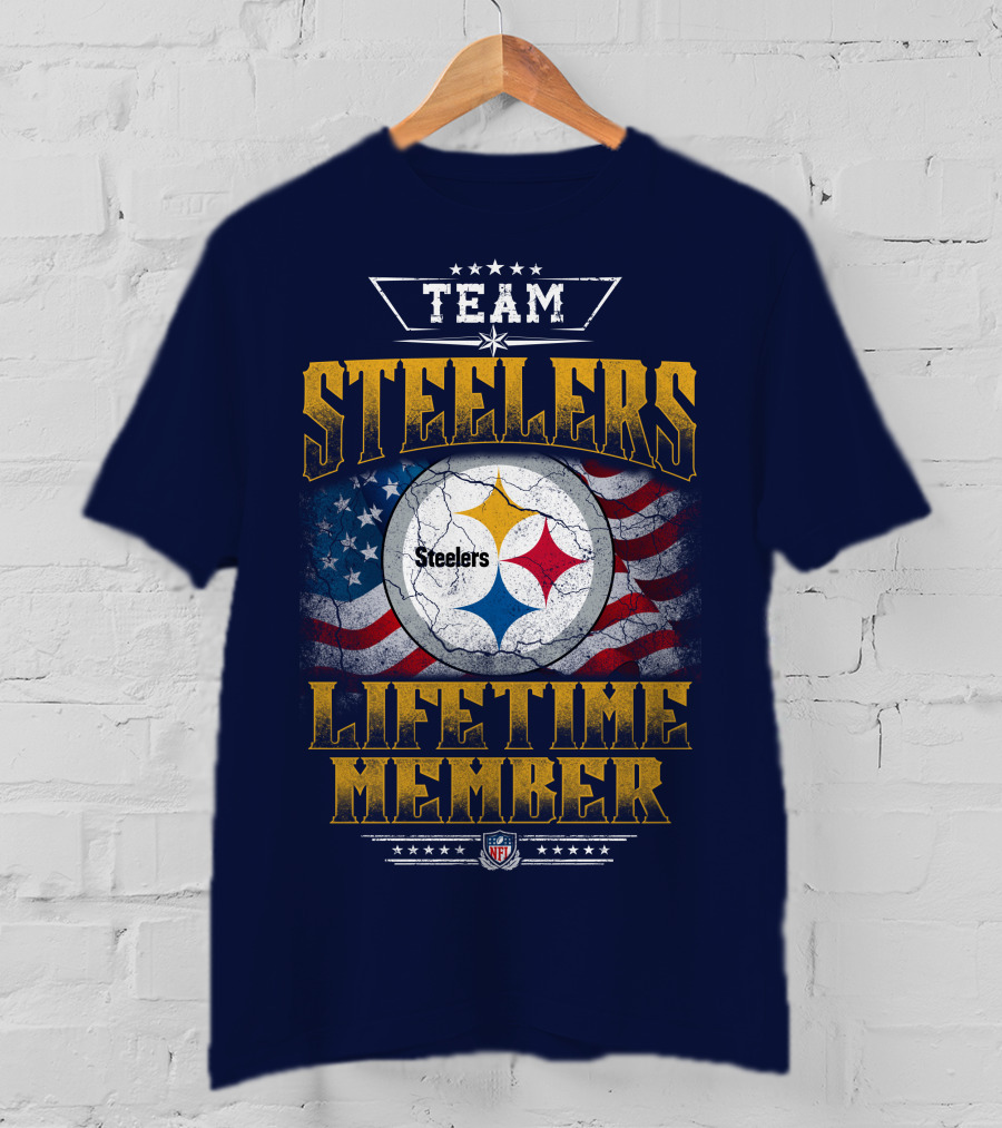 Team Steelers Lifetime Member T-Shirt