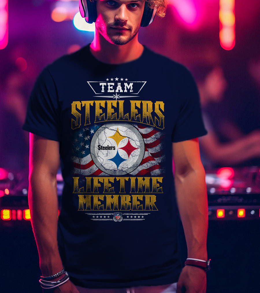 Team Steelers Lifetime Member T-Shirt