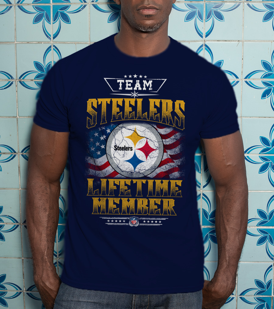 Team Steelers Lifetime Member T-Shirt