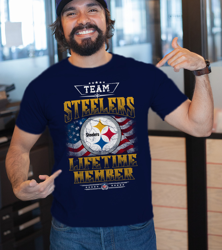 Team Steelers Lifetime Member T-Shirt