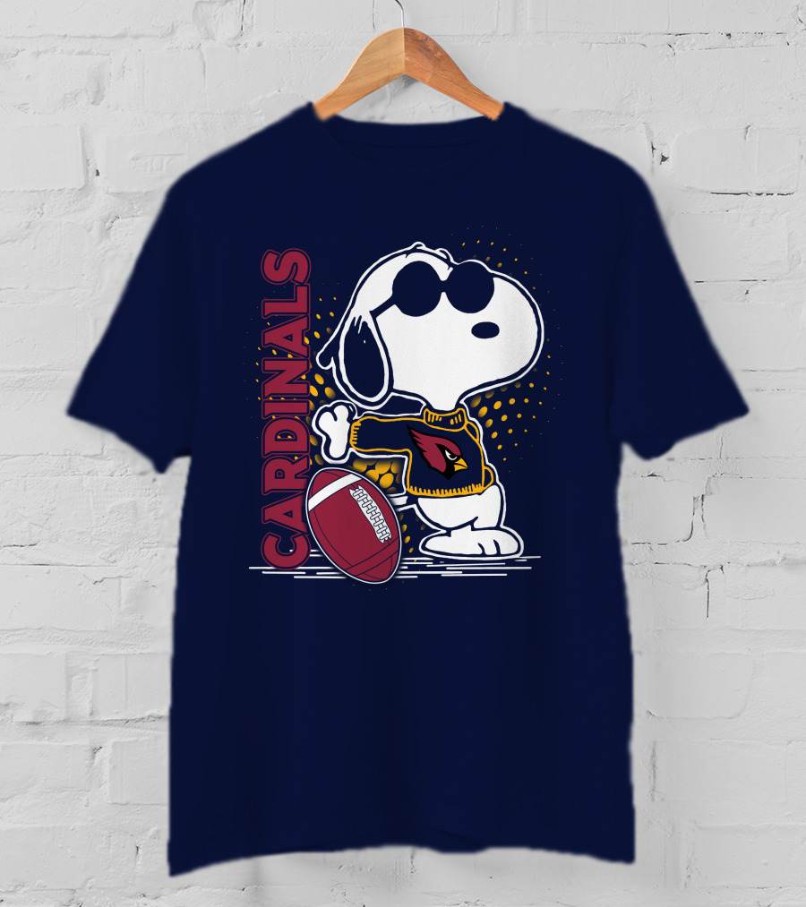 Cardinals Snoopy Arizona Football T-Shirt