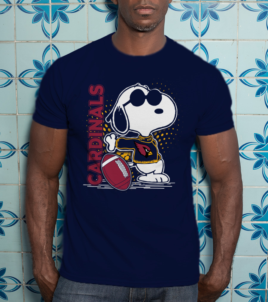 Cardinals Snoopy Arizona Football T-Shirt