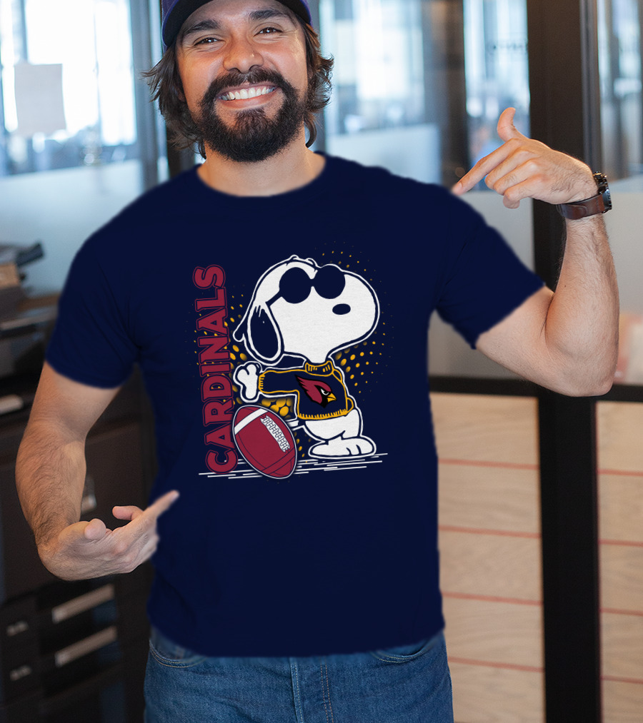 Cardinals Snoopy Arizona Football T-Shirt