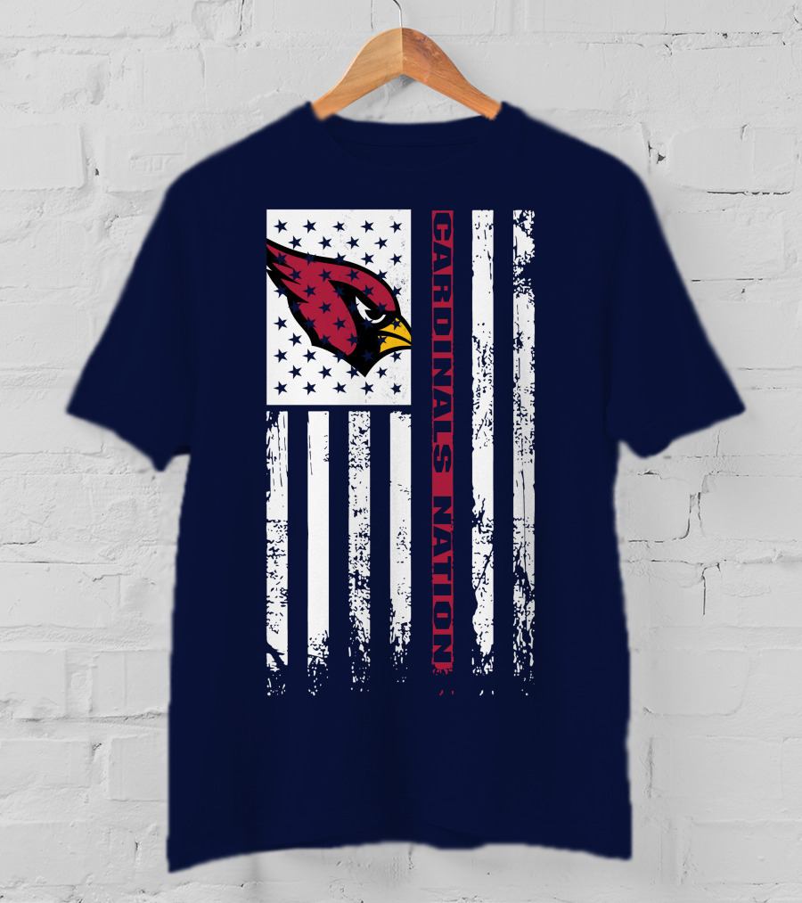 Arizona Cardinals Flag Cardinals Nation T-Shirt
