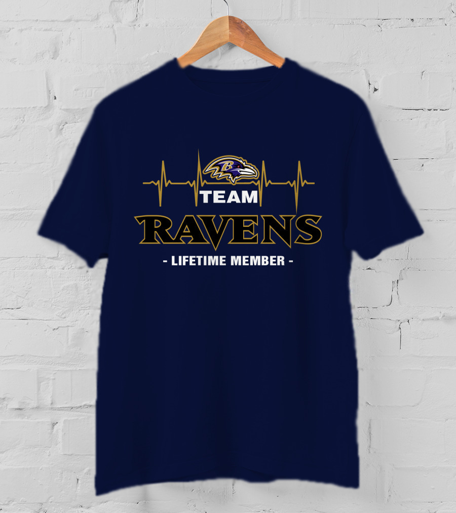 Team Ravens Lifetime Member Baltimore Ravens T-Shirt