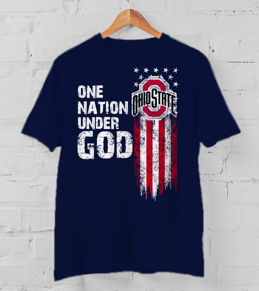 Ohio State Buckeyes One Nation Under God T-Shirt