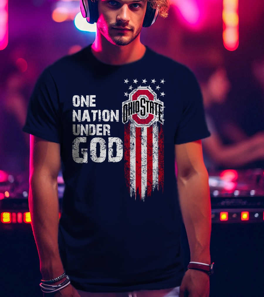 Ohio State Buckeyes One Nation Under God T-Shirt