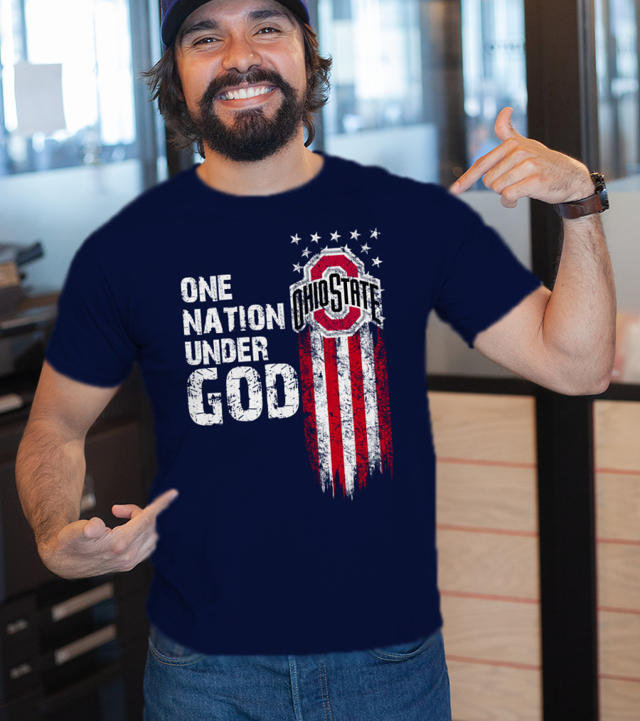 Ohio State Buckeyes One Nation Under God T-Shirt