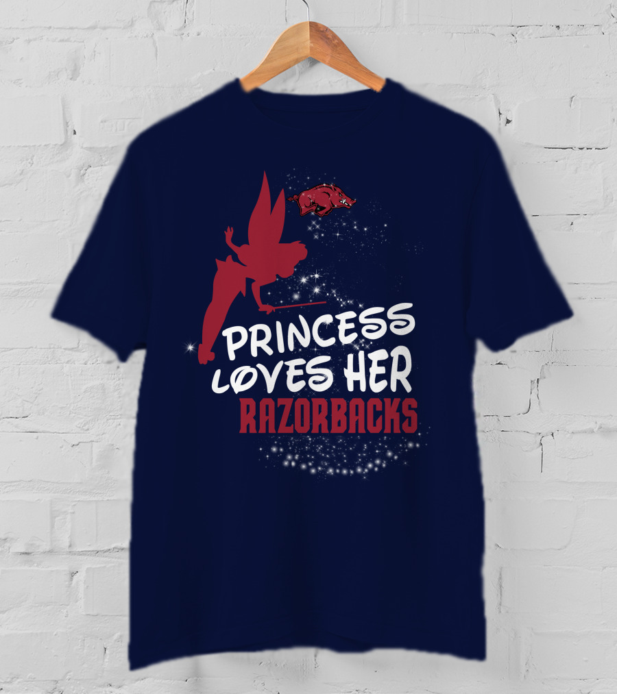 Princess Loves Her Arkansas Razorbacks T-Shirt