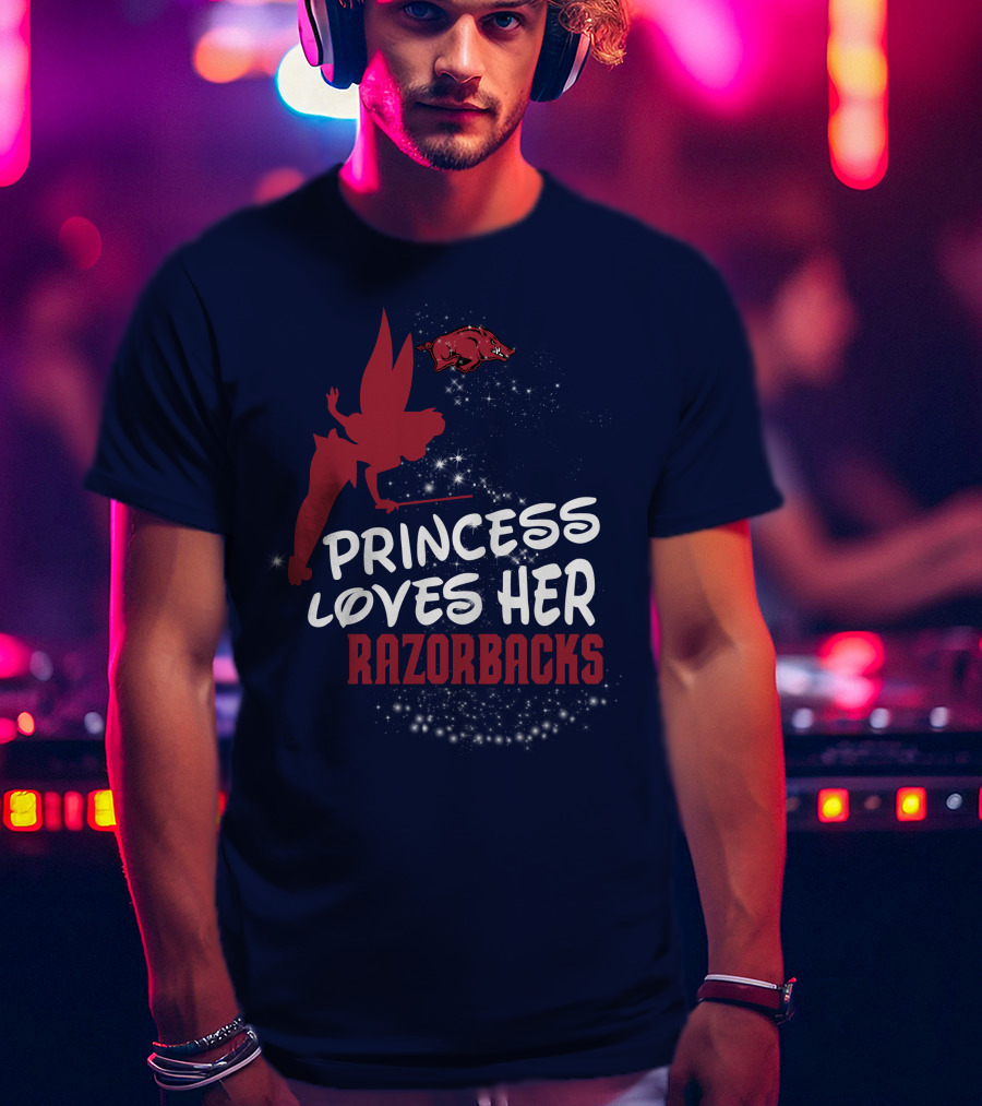 Princess Loves Her Arkansas Razorbacks T-Shirt