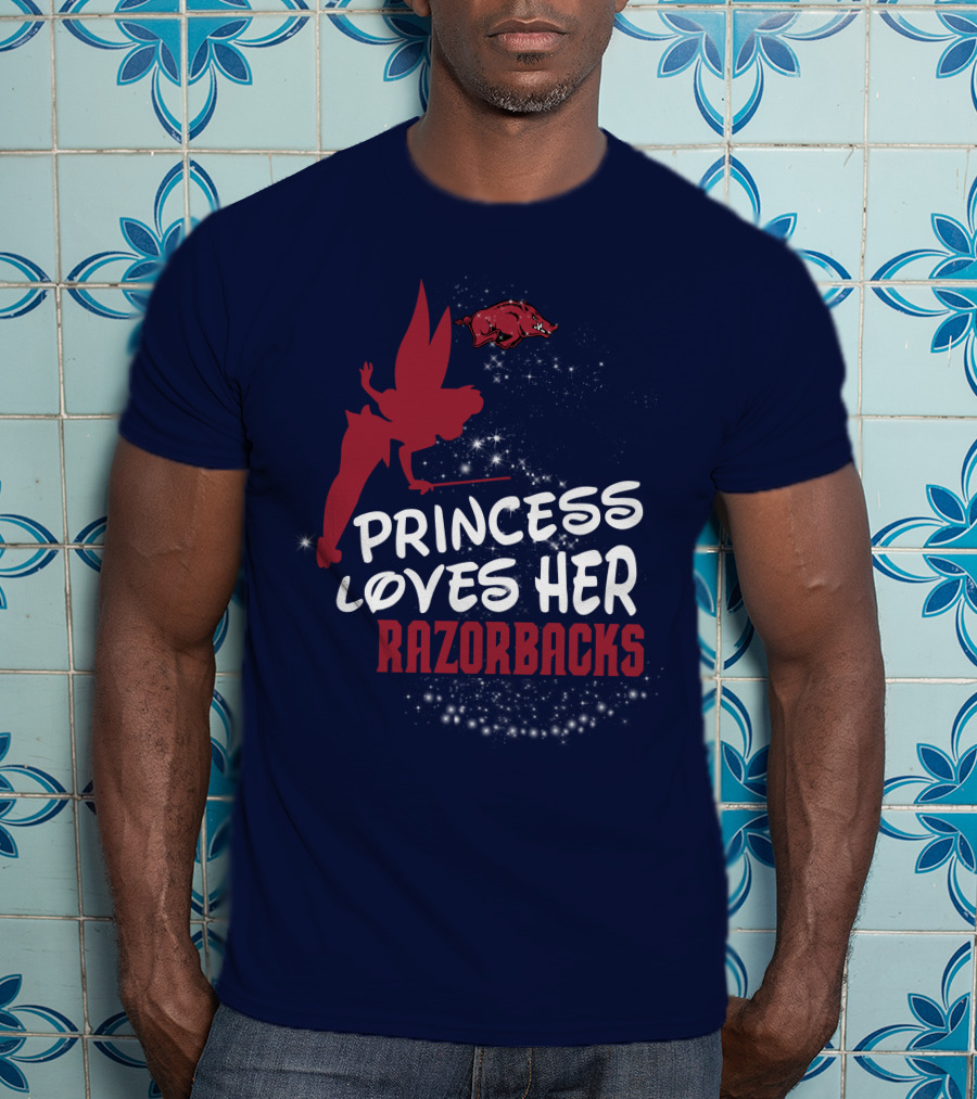 Princess Loves Her Arkansas Razorbacks T-Shirt