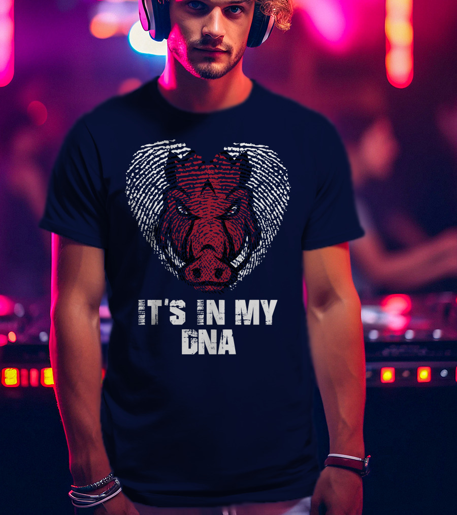 Arkansas Razorbacks It's In My Dna T-Shirt