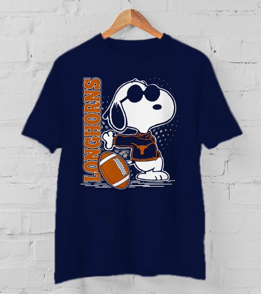 Longhorns Football Snoopy T-Shirt