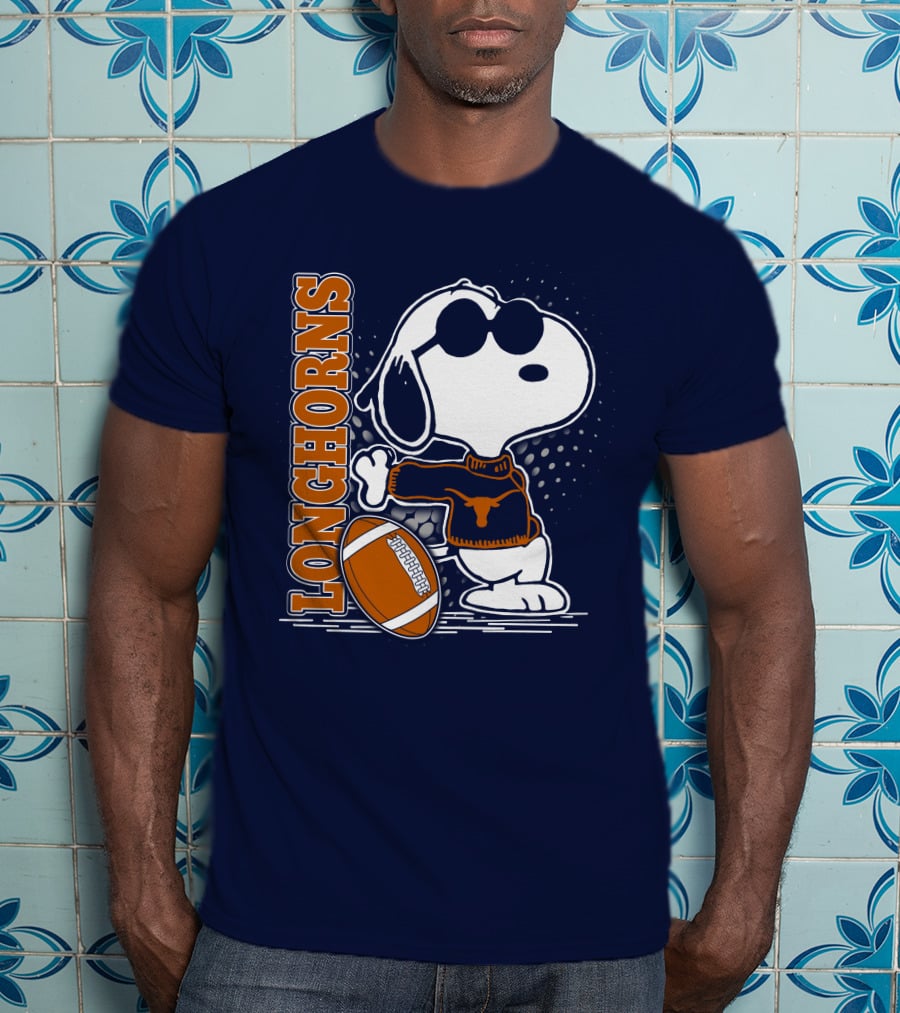 Longhorns Football Snoopy T-Shirt