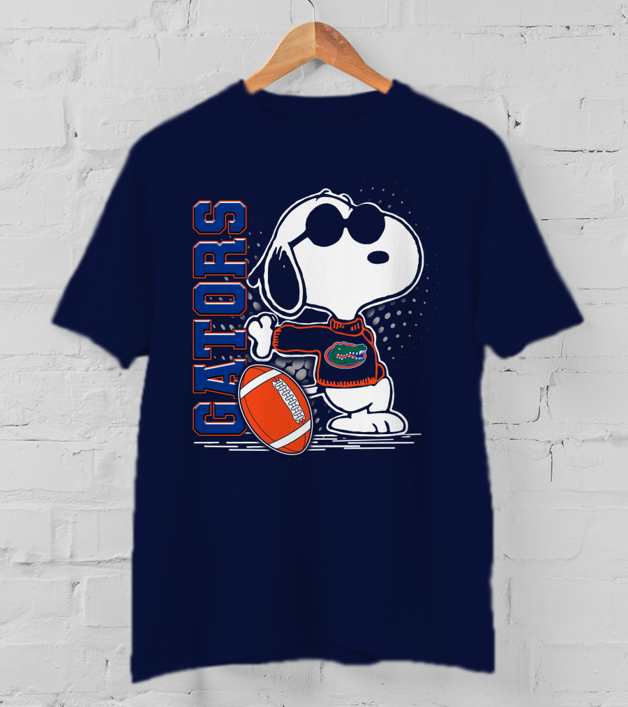 Gators Snoopy Football Florida T-Shirt
