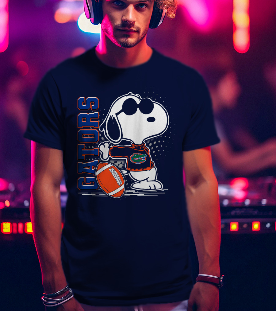 Gators Snoopy Football Florida T-Shirt