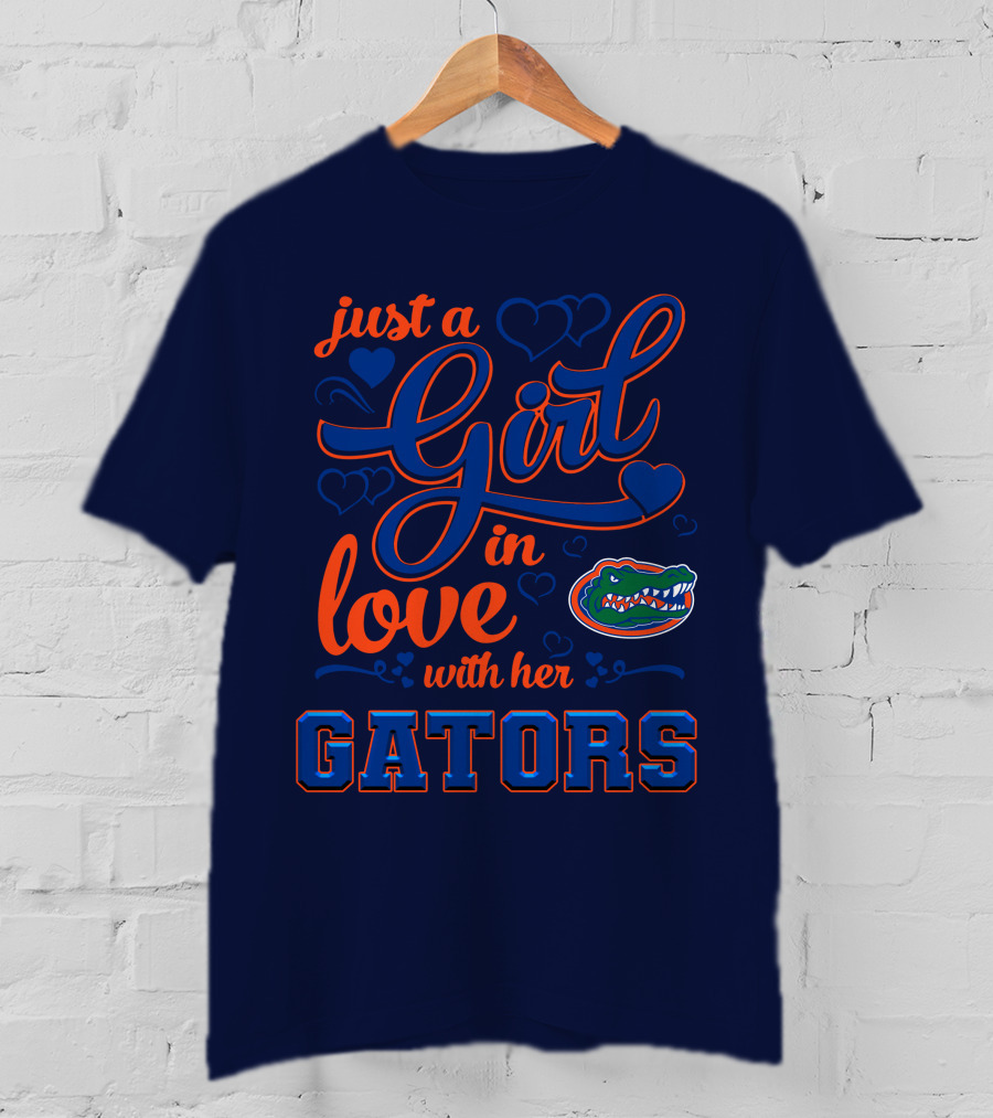 Just A Girl In Love With Her Florida Gators T-Shirt