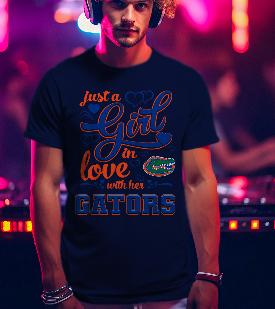 Just A Girl In Love With Her Florida Gators T-Shirt