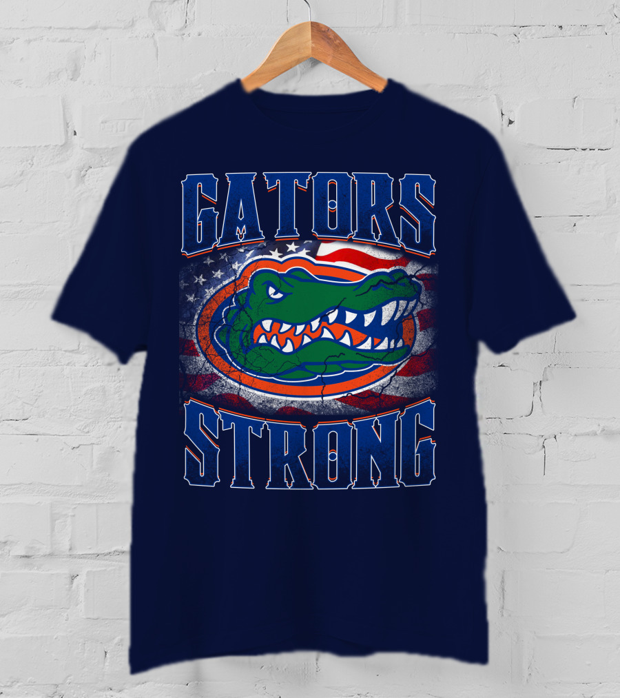 Florida Gators Strong American Flag T-Shirt