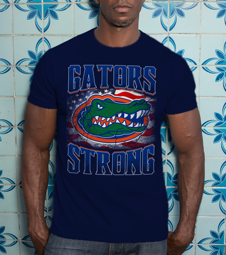 Florida Gators Strong American Flag T-Shirt