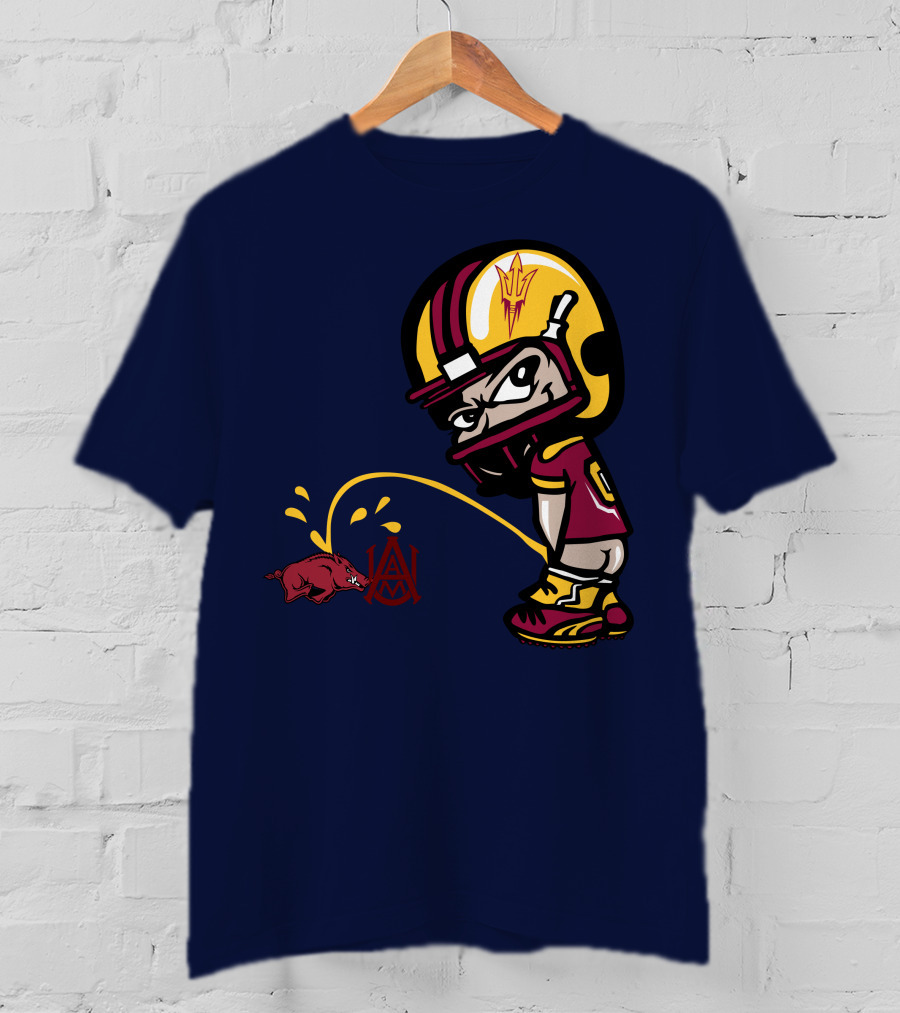 Arizona State Sun Devils Rivalry Game With Arkansas Razorbacks T-Shirt