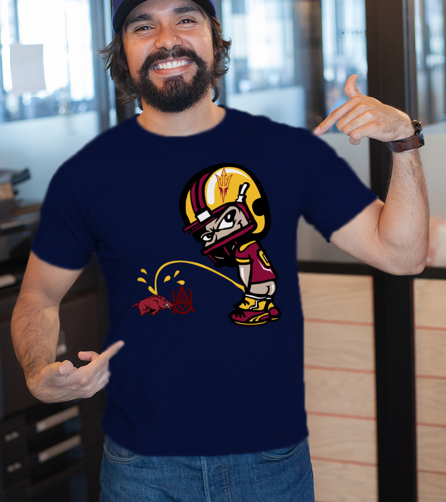 Arizona State Sun Devils Rivalry Game With Arkansas Razorbacks T-Shirt