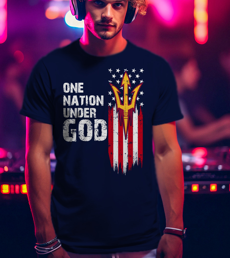 One Nation Under God Arizona State Sun Devils T-Shirt