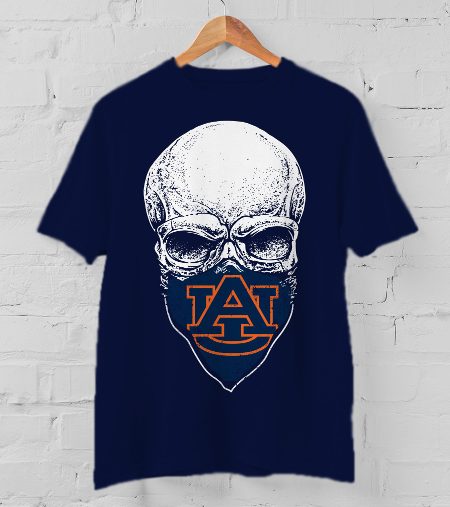 Auburn Tigers Skull T-Shirt