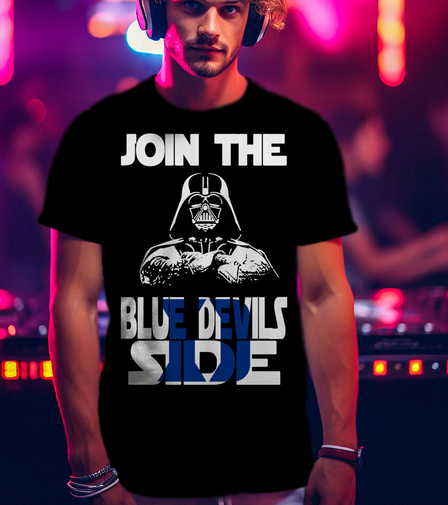 Join The Blue Devils Side T-Shirt