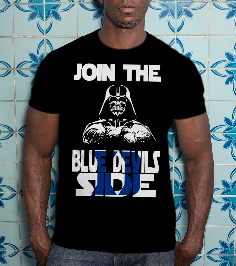 Join The Blue Devils Side T-Shirt