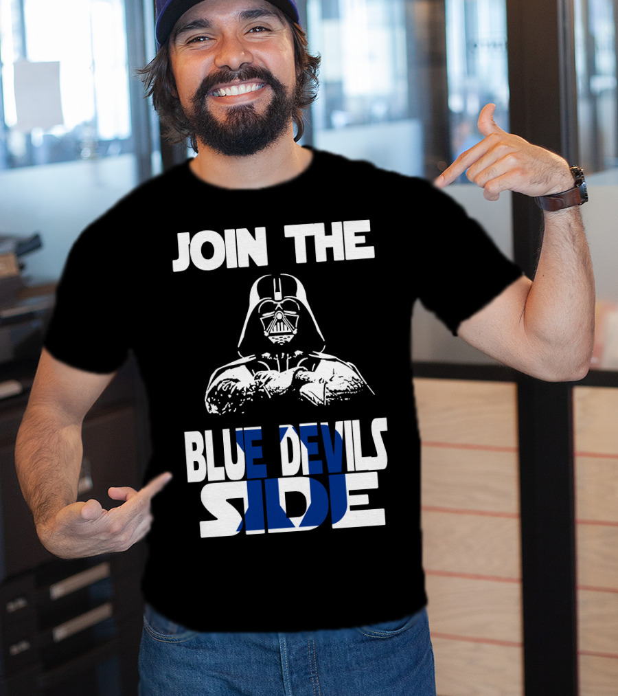 Join The Blue Devils Side T-Shirt