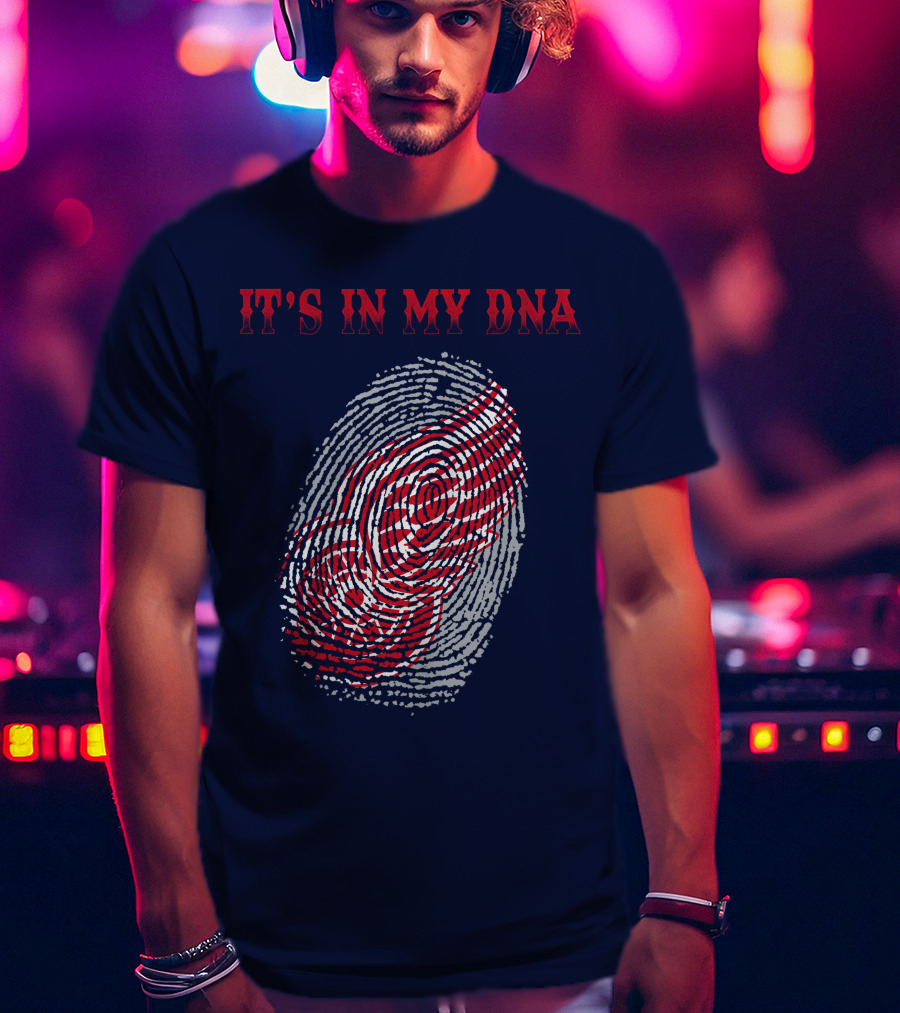 It's In My Dna Detroit Redwings T-Shirt