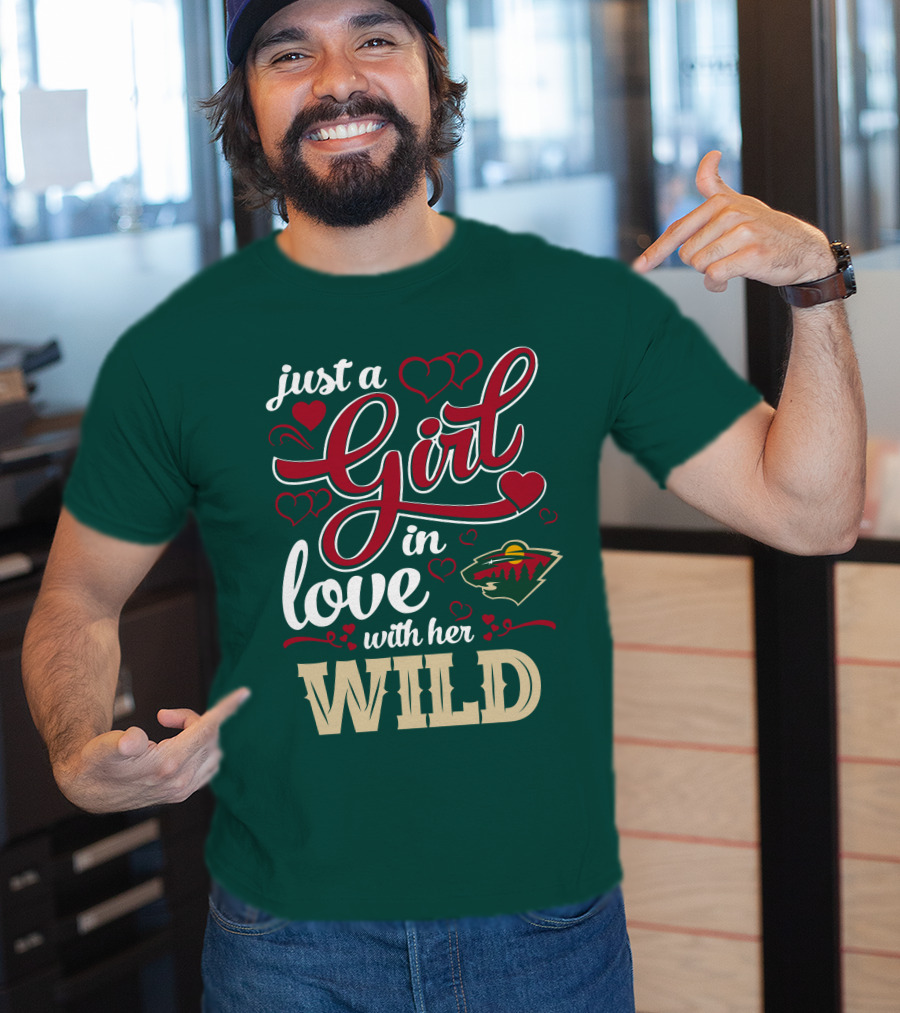Just A Girl In Love With Her Minnesota Wild T-Shirt