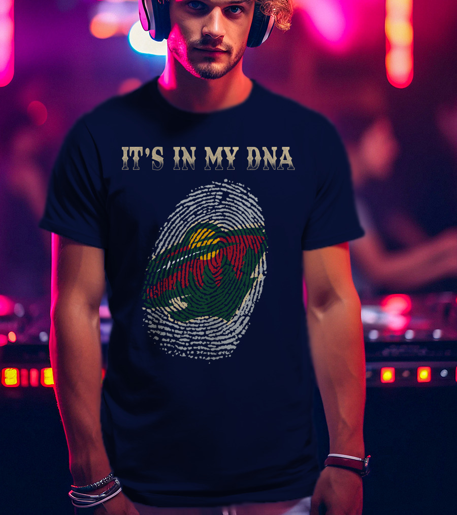 It's In My Dna Minnesota Wild T-Shirt
