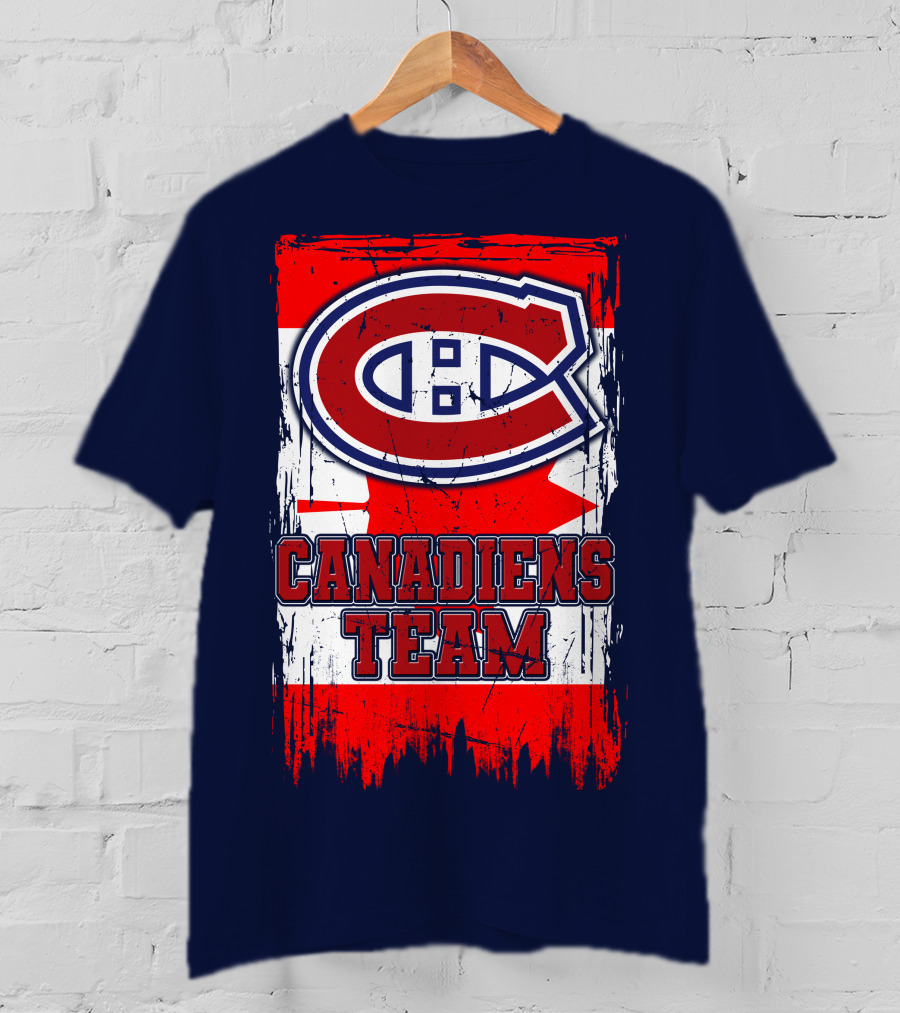 Montreal Canadiens Team Flag T-Shirt