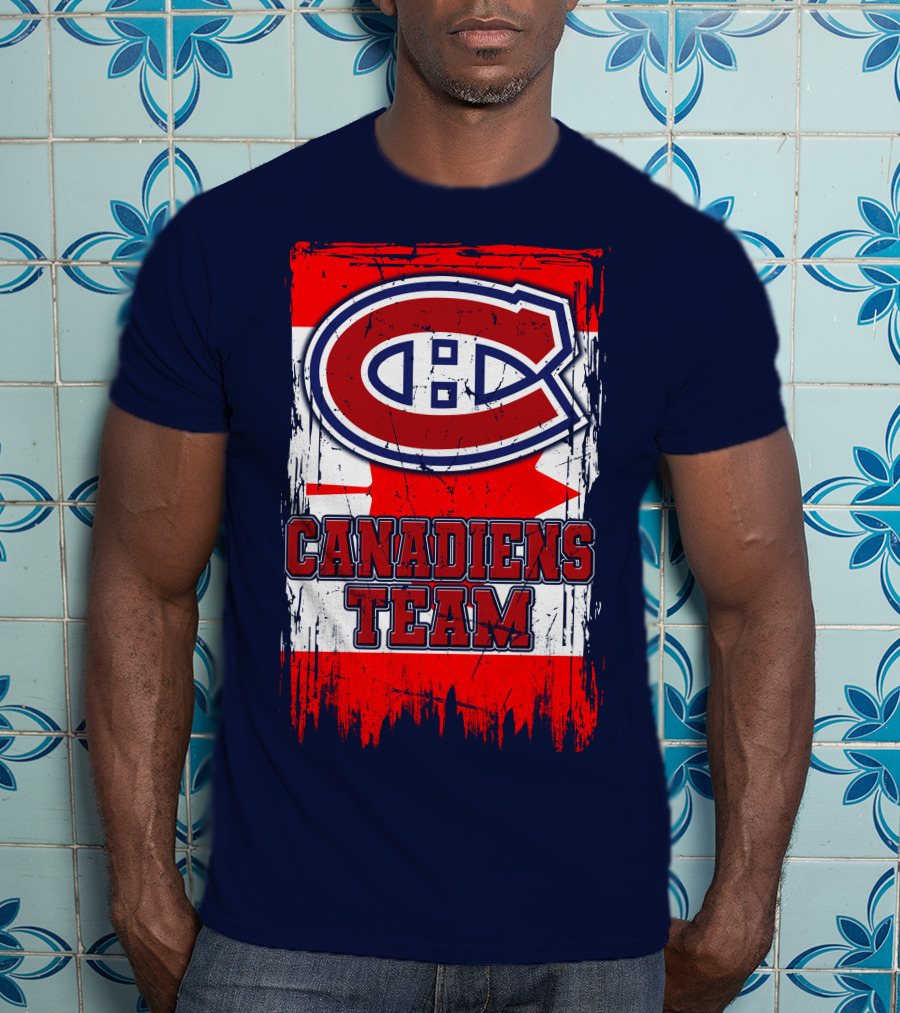 Montreal Canadiens Team Flag T-Shirt