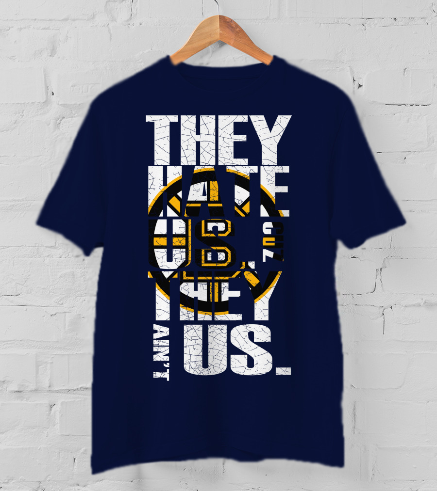 They Hate Us Cause They Ain't Us Boston Bruins T-Shirt