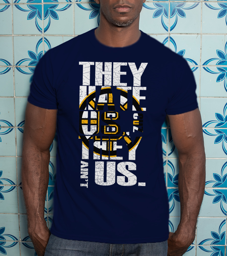 They Hate Us Cause They Ain't Us Boston Bruins T-Shirt