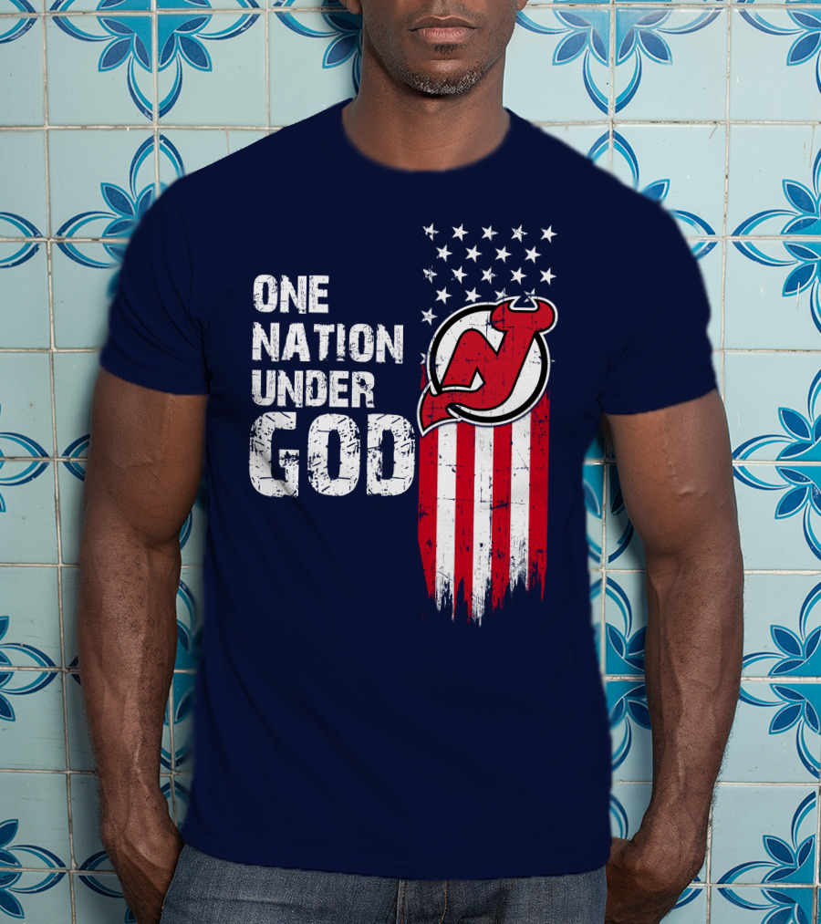 One Nation Under God New Jersey Devils T-Shirt