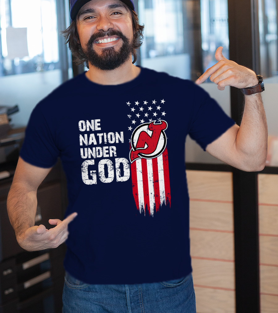 One Nation Under God New Jersey Devils T-Shirt