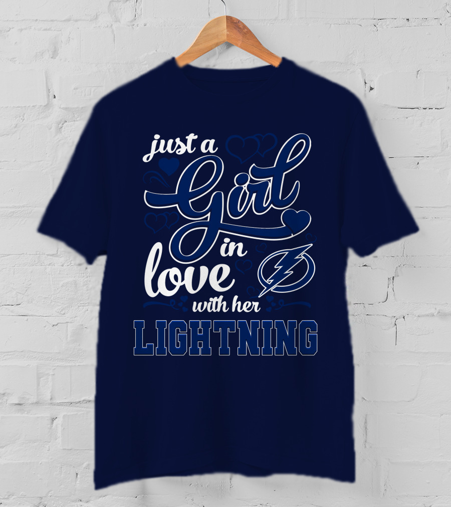 Just A Girl In Love With Her Tampa Bay Lightning T-Shirt