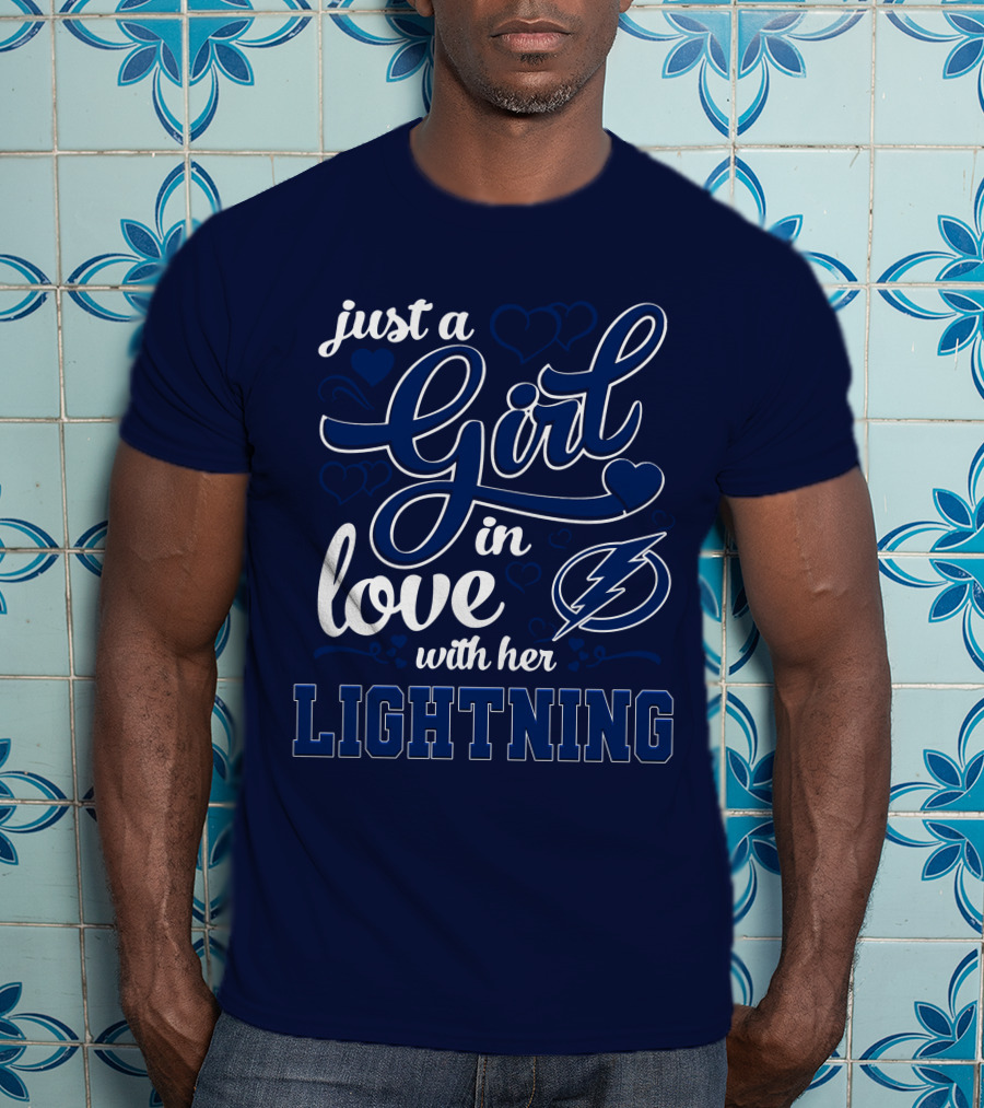 Just A Girl In Love With Her Tampa Bay Lightning T-Shirt