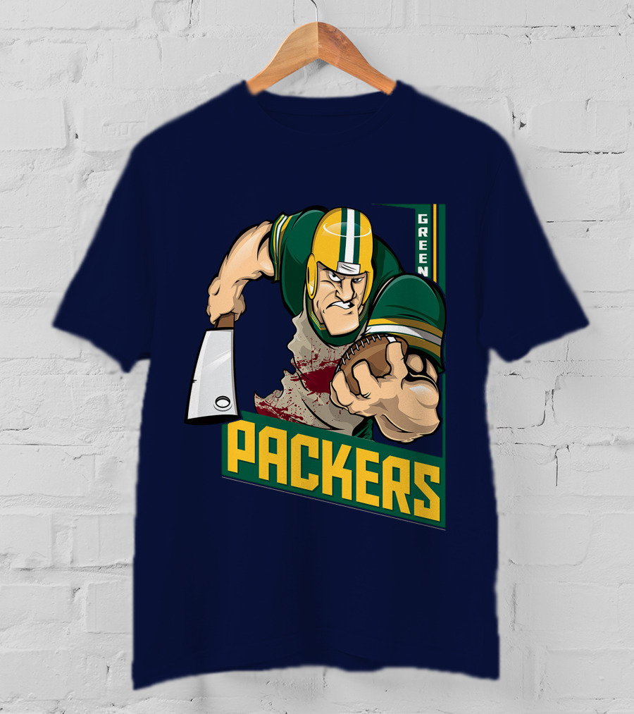 Green Bay Packers Tough Gridiron Warrior T-Shirt