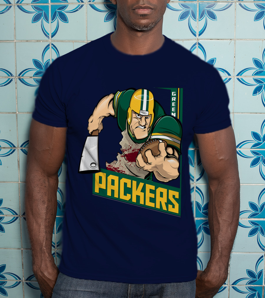 Green Bay Packers Tough Gridiron Warrior T-Shirt